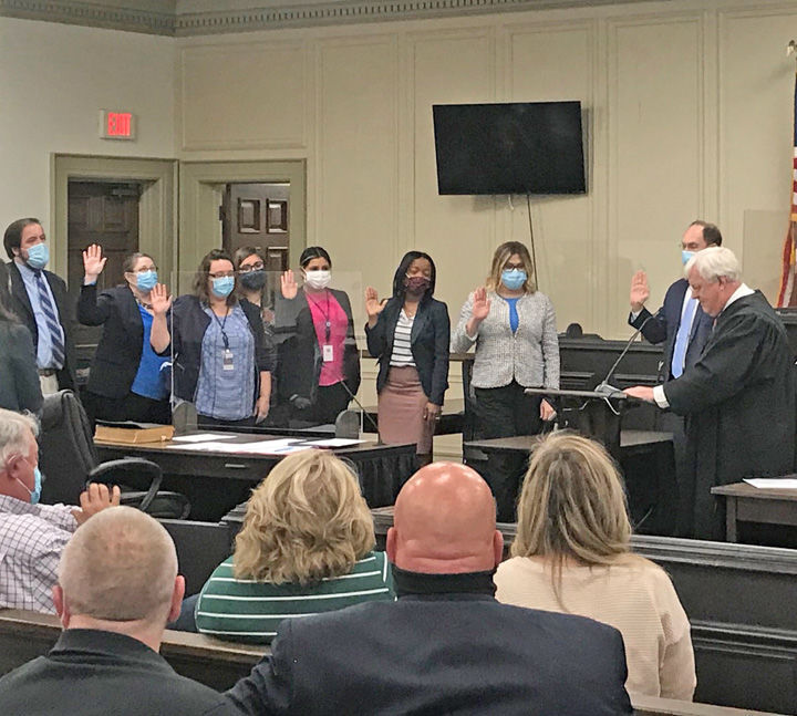 Assistant district attorneys take oath of office